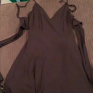 Romper with tie in back